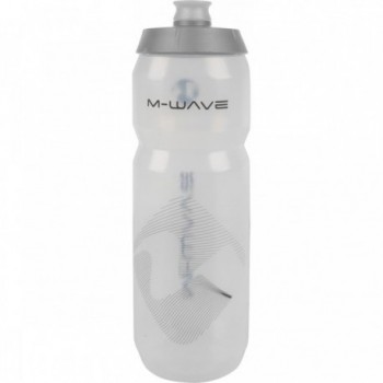 M-Wave 750ml Transparent and Silver Plastic Water Bottle - 3