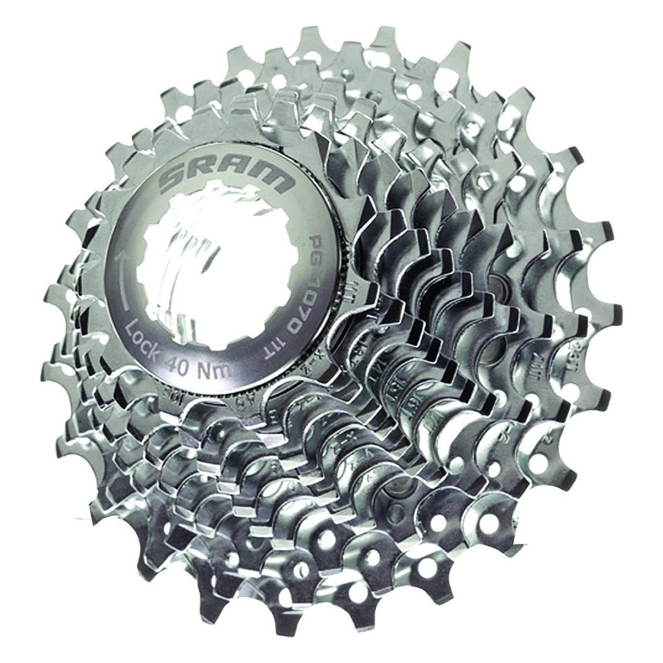 PG-1070 Cassette 10 Speed 11-25T Power Glide Silver - 1