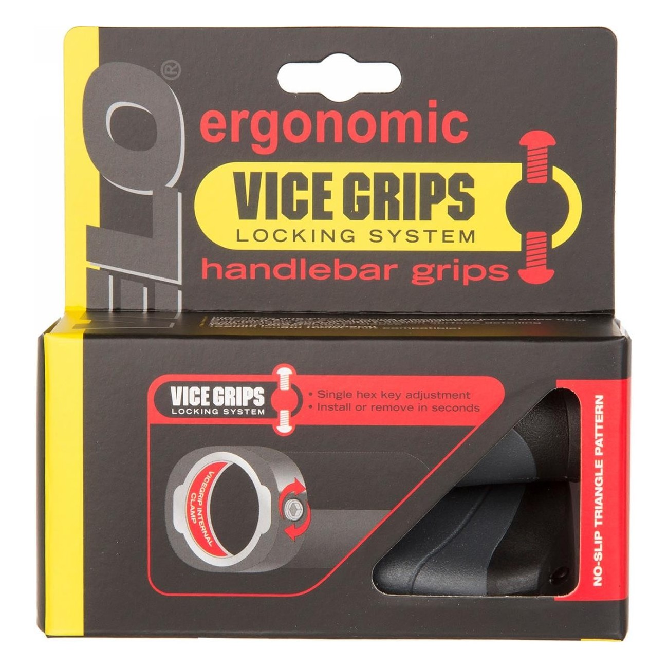 VELO Ergonomic Grips with Gel, Length 135/92 mm, Screw System - 3