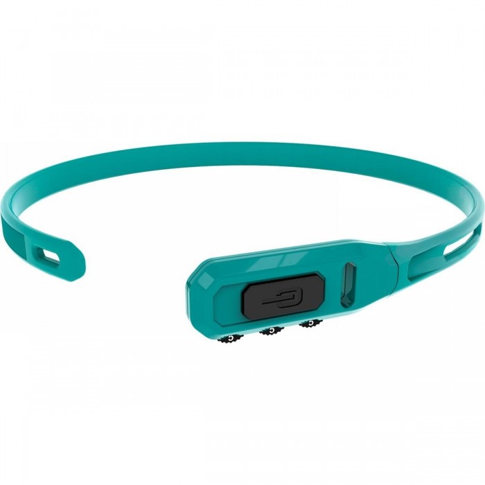 Hiplok Z LOK COMBO Verrou à Sangle Turquoise avec Code à 3 Chiffres, 43 cm - 1