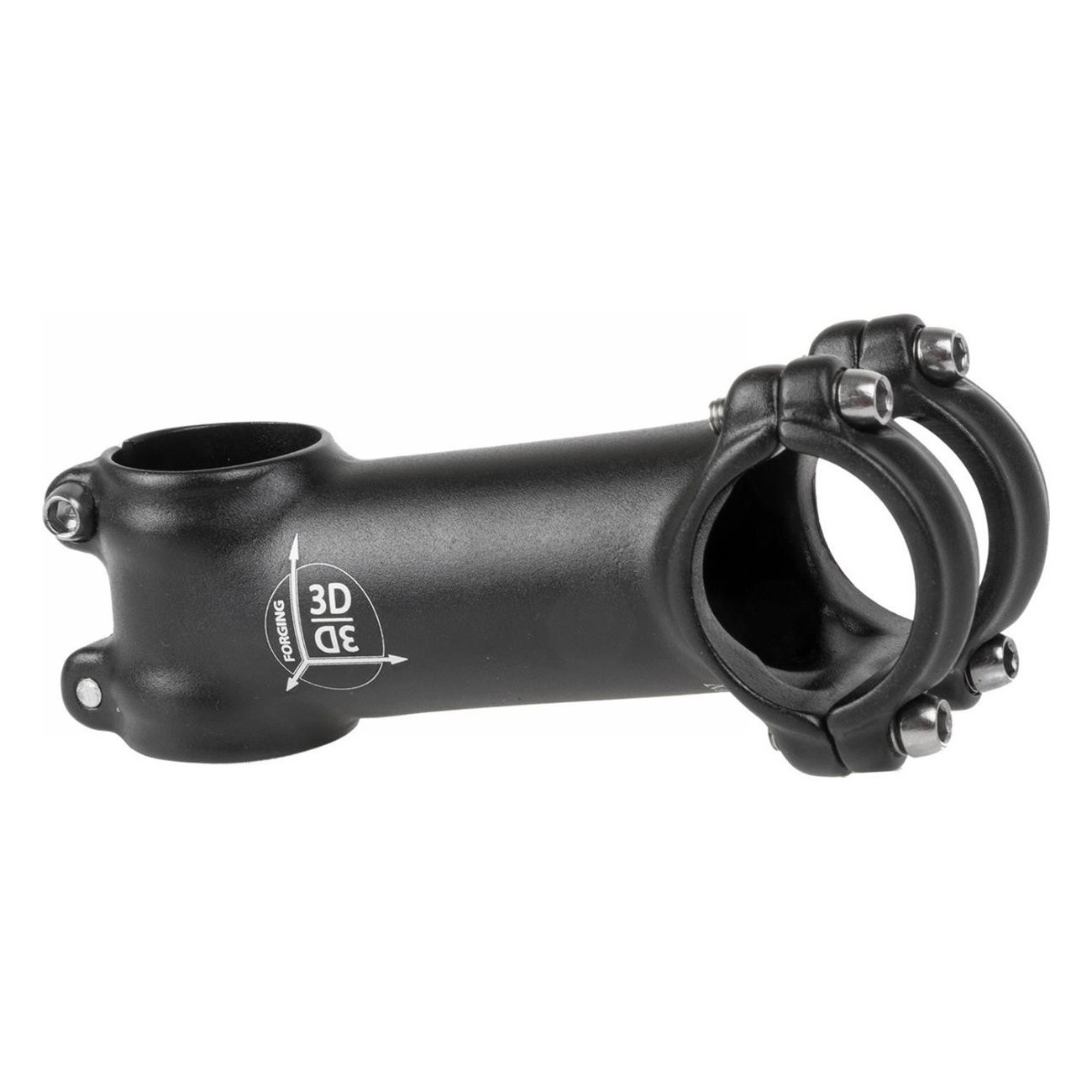 M-Wave Ahead Handlebar Stem 90mm, 7° Black Aluminum, 31.8mm Diameter - 1