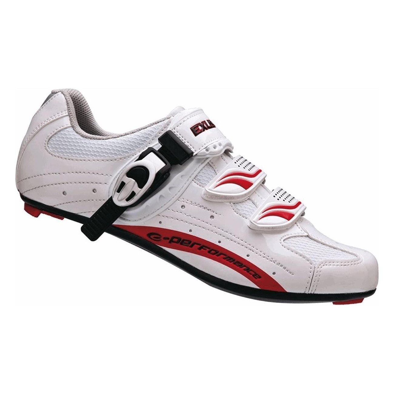 Chaussures de Cyclisme Exustar Route SR403, Taille 40, Couleur Blanche - 1