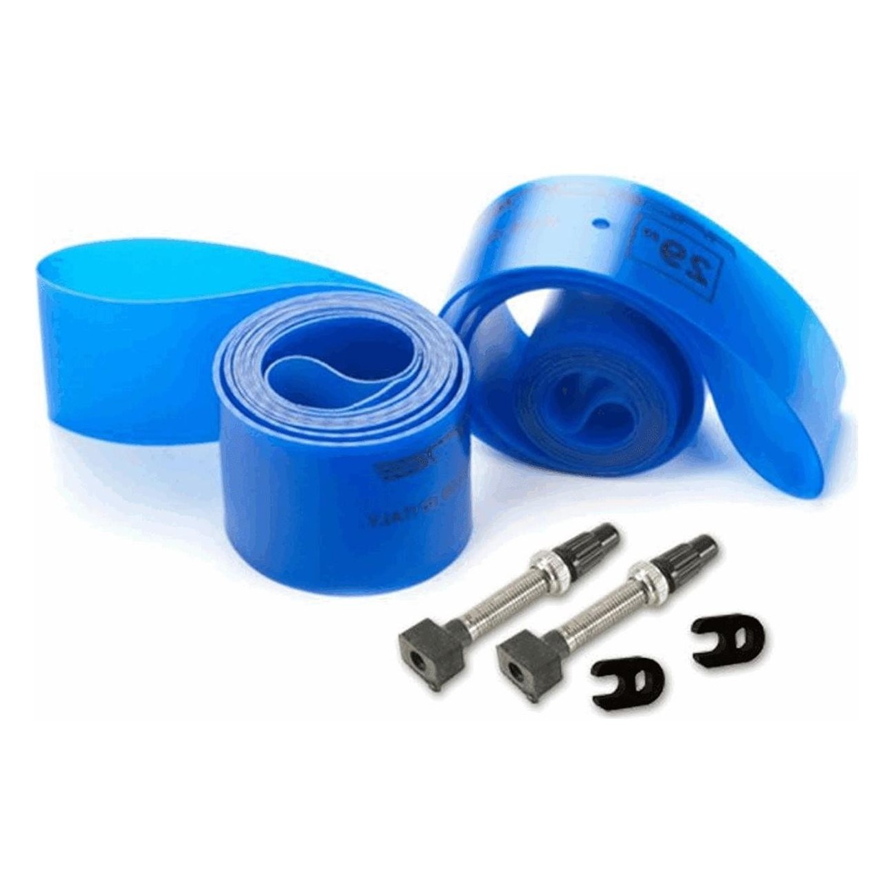 MVTEK Tubeless Tape and Valve Kit for 29 Inch Wheels x 25 mm - Pair - 1