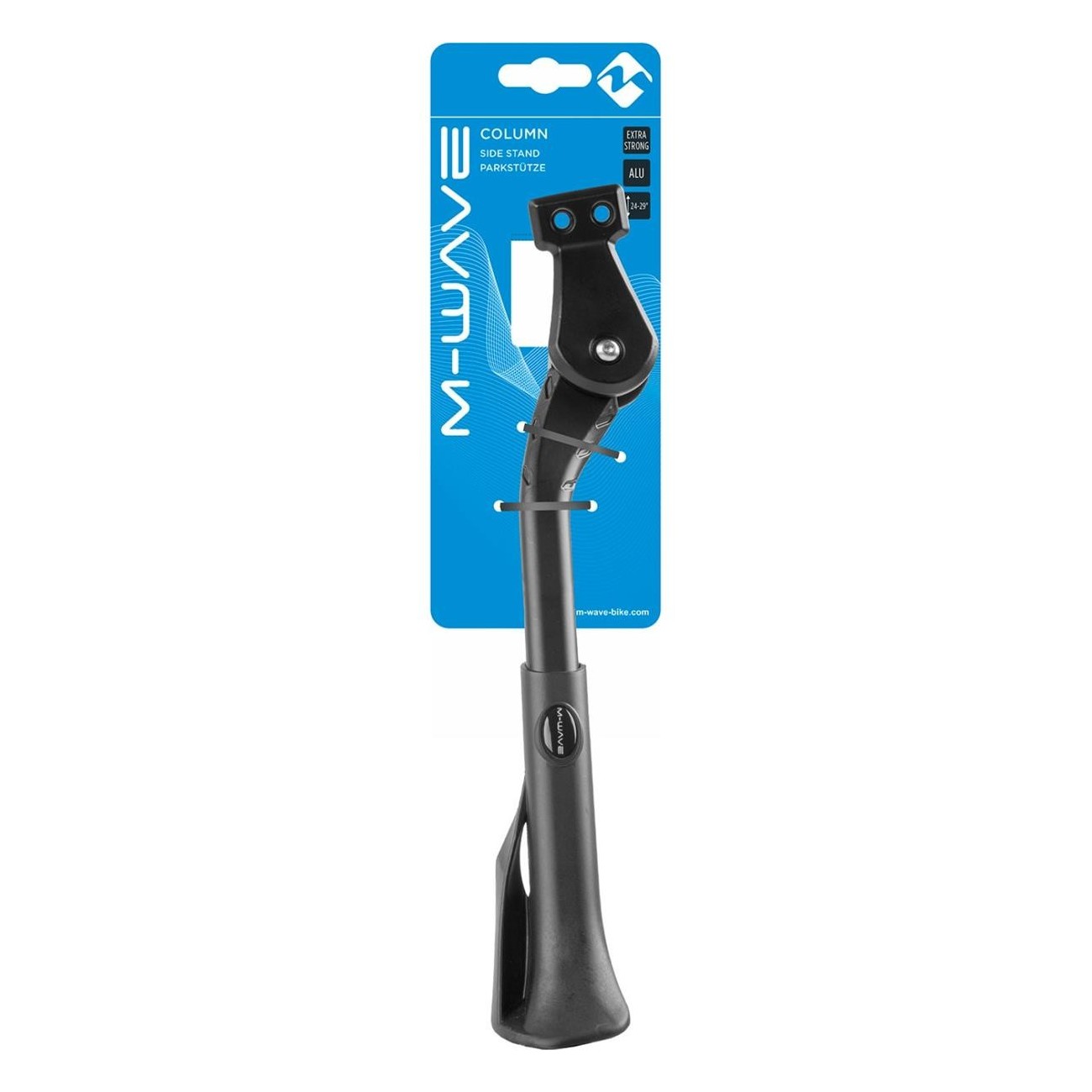 Soporte de Bicicleta Ajustable M-Wave Column-E1 Negro para Ruedas 26-29 Pulgadas - 3