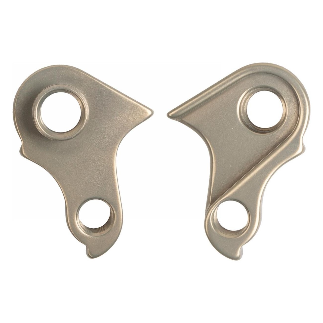 Aluminum Anodized Silver MTB Derailleur Hanger for 12mm Thru Axle MV - 1