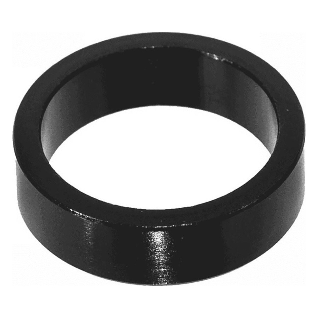 Black Aluminum Spacer 1' 1/8 - 10 mm Thickness for Bicycle - 1