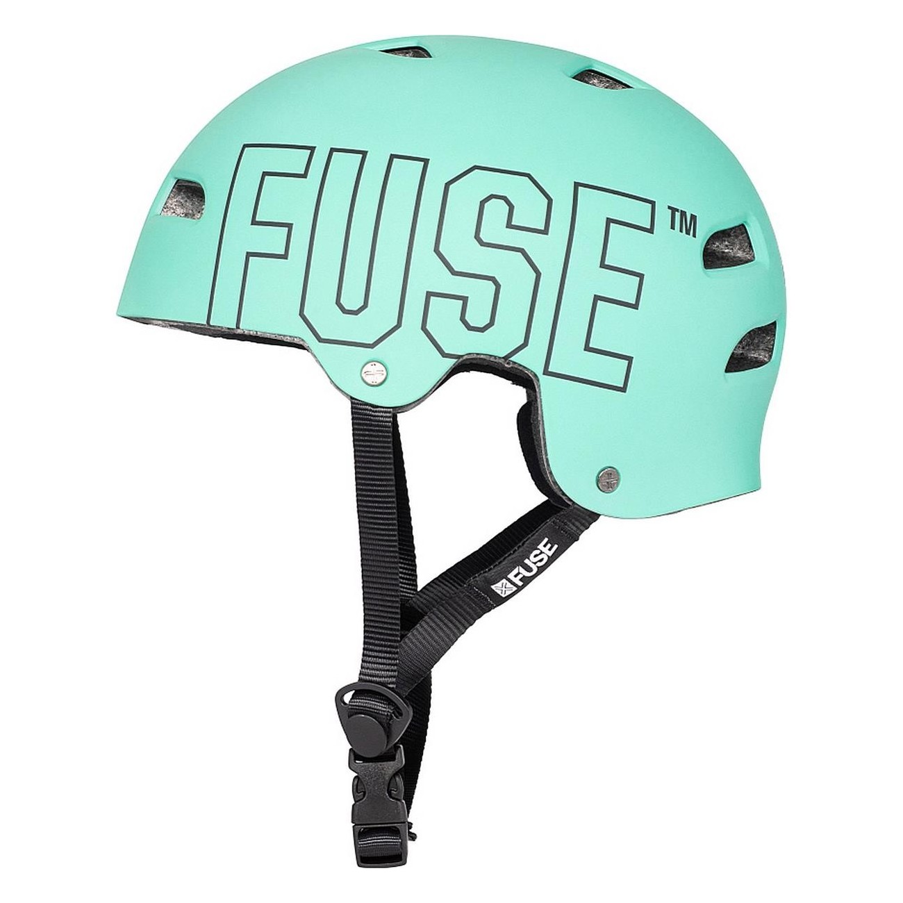 Casco Fuse Alpha L-XL Menta Mate - Comodidad y Protección en ABS - 1