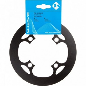 Black Anodized Aluminum Chain Guard 104mm 44T for Bolt Circle - 2