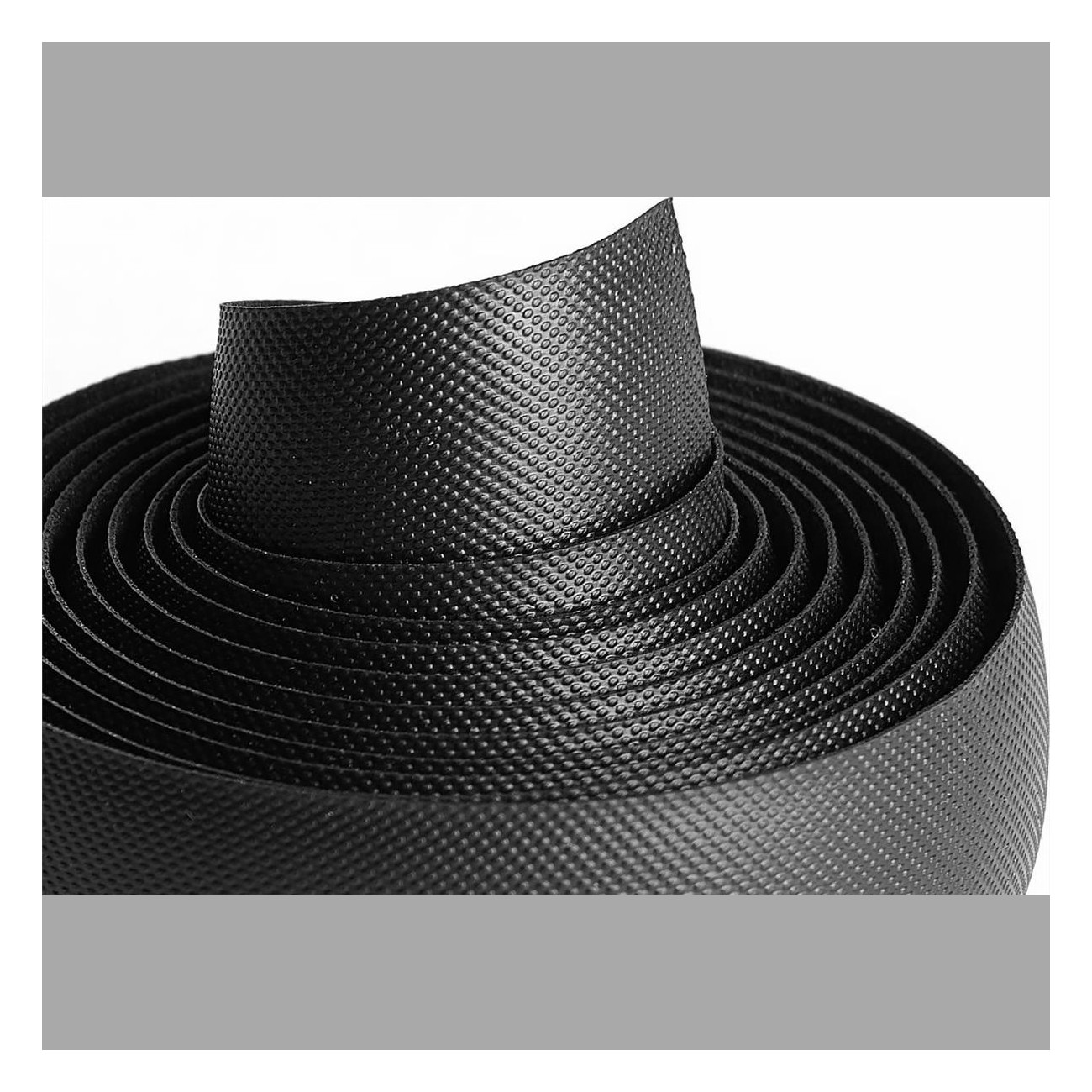 Nabico Roubaix Lenkerband 2,5 mm Schwarz PVC Antivibration für Komfort und Grip - 2