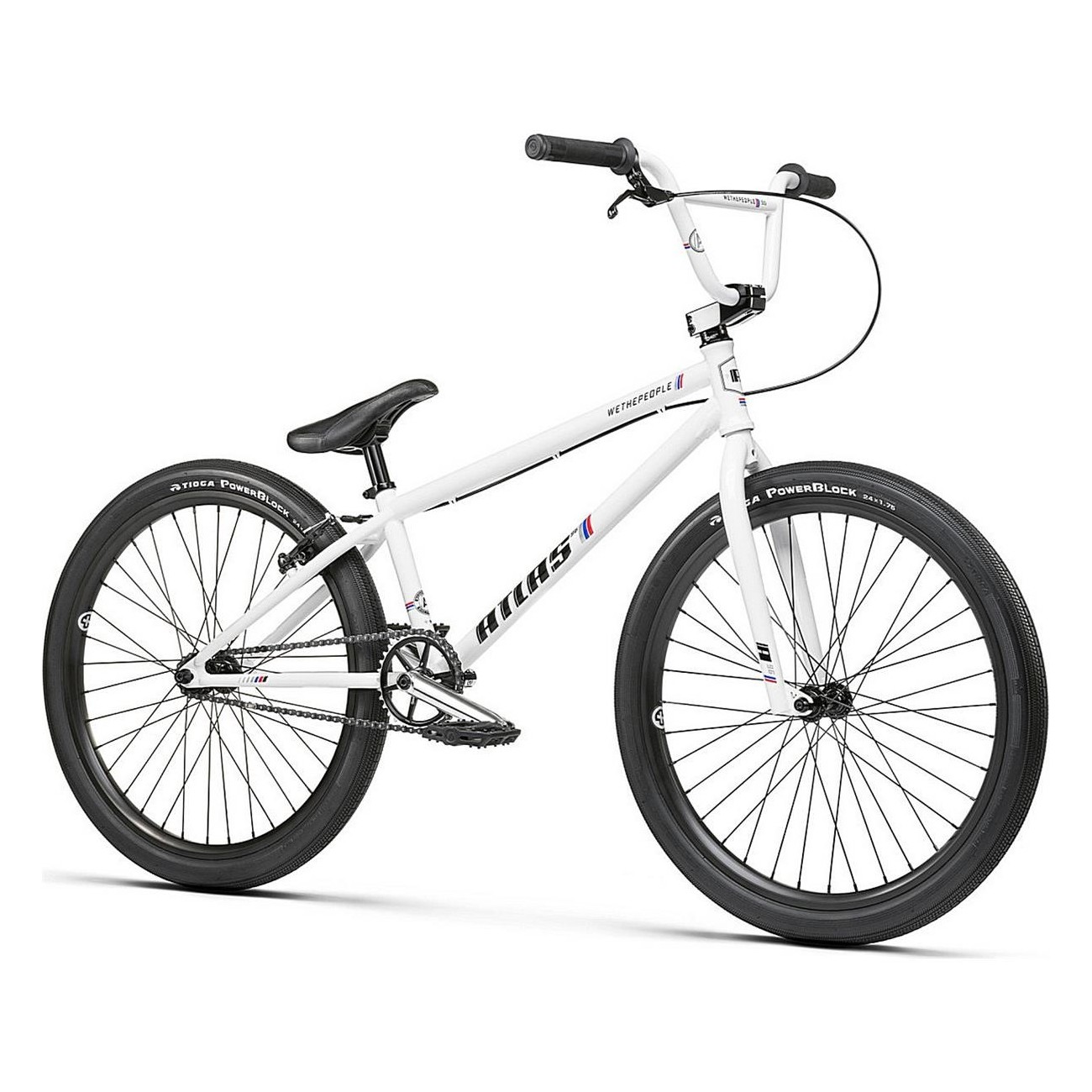 BMX Wethepeople The Atlas 24' MY2021 Blanc - Cadre Chromé et Composants Haut de Gamme - 1