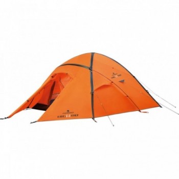 Tente Pilier 3 FR Orange 3 Places Géodésique Imperméable - 2