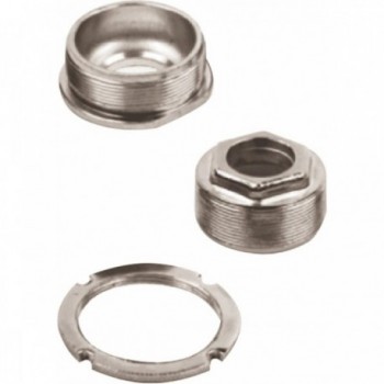 BMX 5/16 OVER MVTEK Bottom Bracket Cups Set in Silver - Optimal Performance - 1