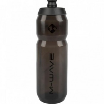 M-Wave 750 ml Transparent Black Plastic Water Bottle with Retail Packaging - 1