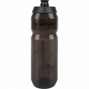 M-Wave 750 ml Transparent Black Plastic Water Bottle with Retail Packaging - 3