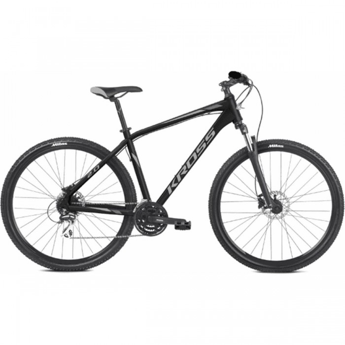 Bici MTB KROSS Hexagon 6.0 Hombre 29' Negro/Gris, Talla S, Versátil - 1