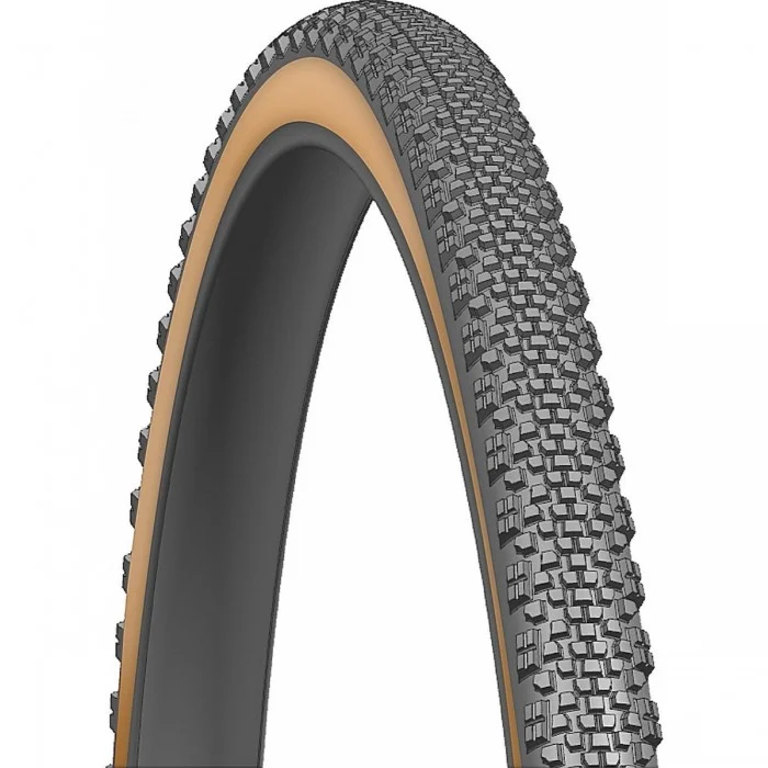 RITECH 700x45 Tire (47-622) 30 TPI Black/Tan Wall for City Trekking - Rigid Bead - 1