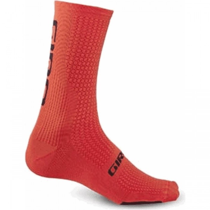 Calze HRc Team Arancio Fluo/Nero Taglia 36-39 in Meryl Skinlife, Supporto Arco Plantare e Circolazione Migliorata - 1 - Calze - 