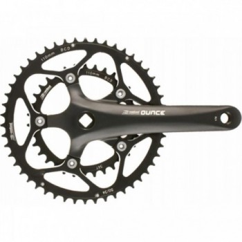 Black Aluminum Crankset 2x10v 34/50T for Road Bike, 170mm BCD 110mm - 1