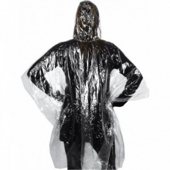 Universal Transparent PVC Rain Poncho with Hood - One Size, All Seasons - 3