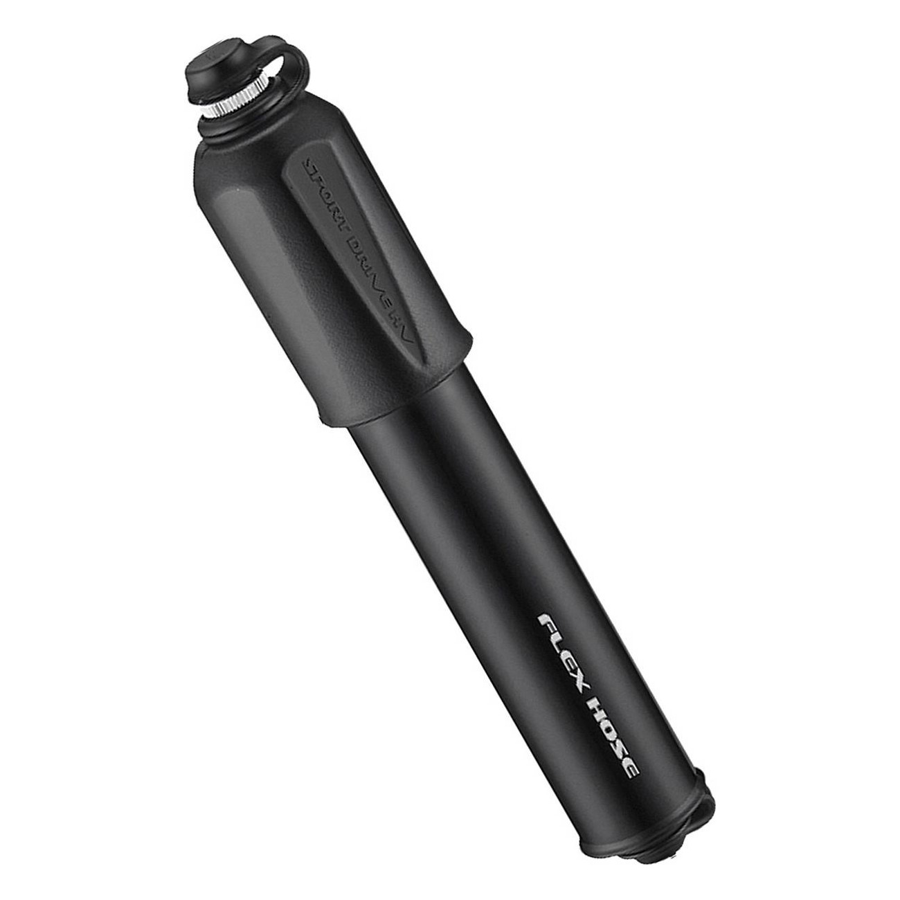 Lezyne CNC Sport Drive HV Handpumpe Schwarz Kompakt für Hochvolumenreifen - 1