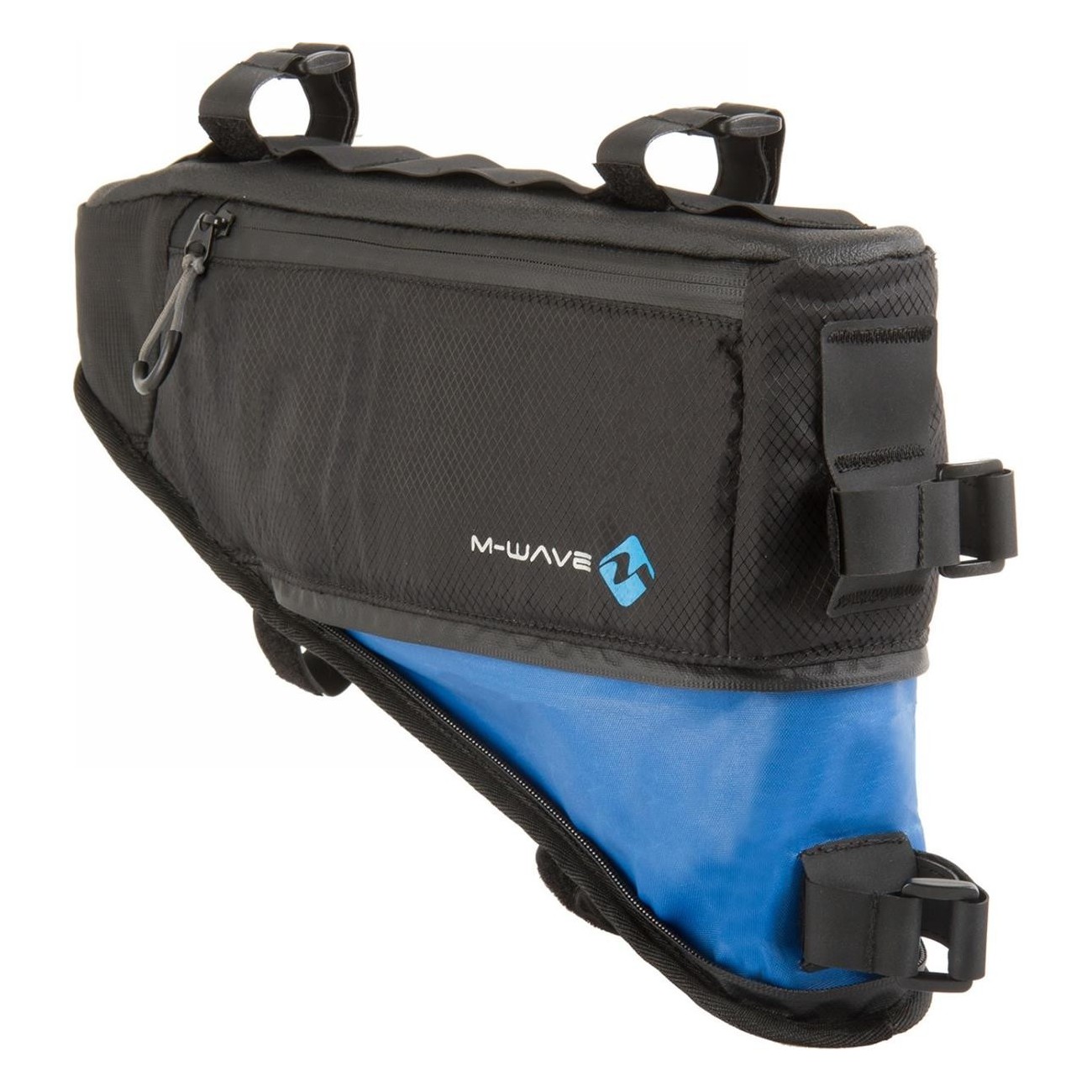 Borsa Triangolare Impermeabile per Telaio M-Wave 4.2L Nera con Dettagli Riflettenti - 2 - Borse e bauletti - 0887539023195