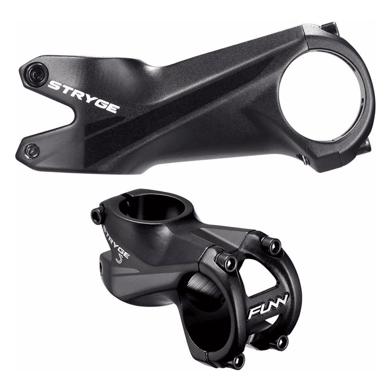 STRYGE Aluminum Handlebar Stem Black - 31.8x70mm, 7° Angle - 1