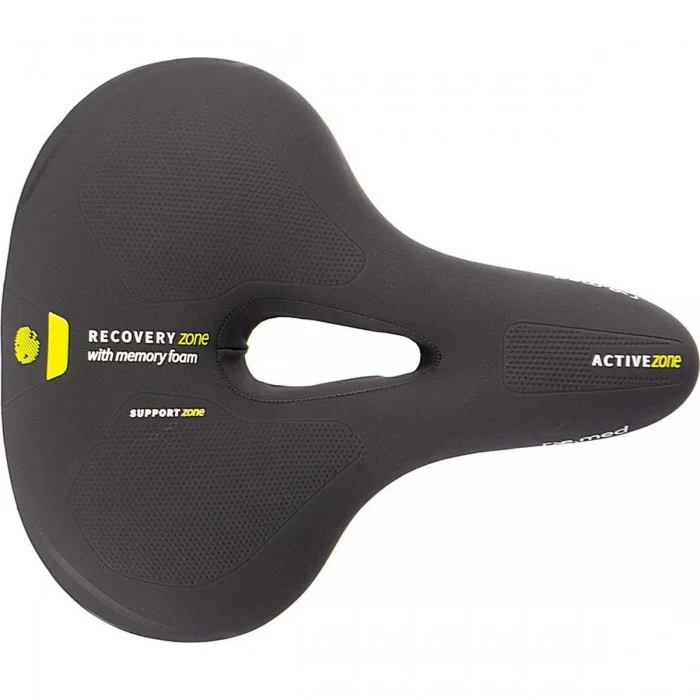 Remed City Unisex Saddle with Memory Foam for Comfort and Relief - 1