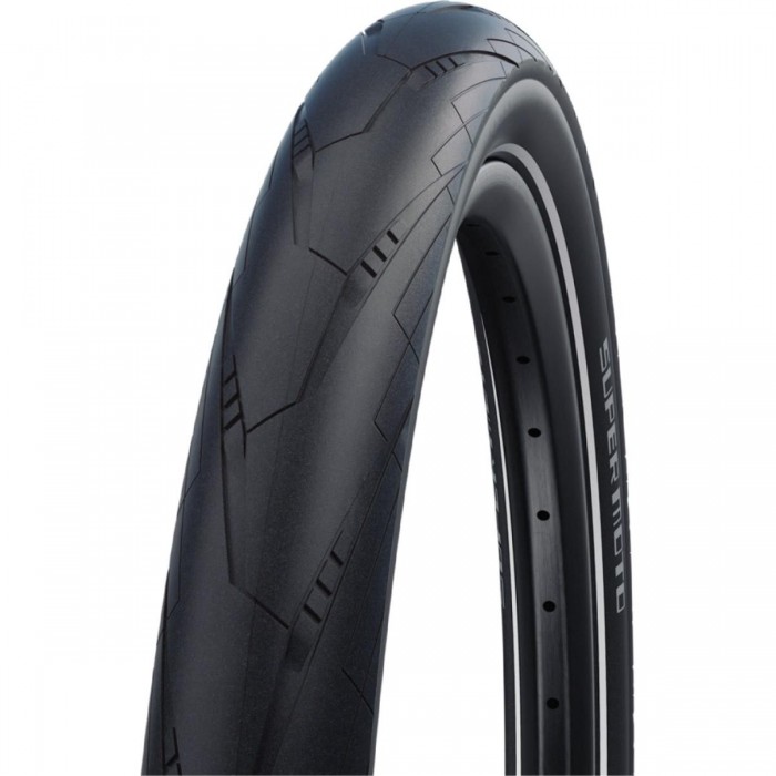 Puncture-Resistant Tire 700x38 Super Moto for E-bike, Black Reflex - 1