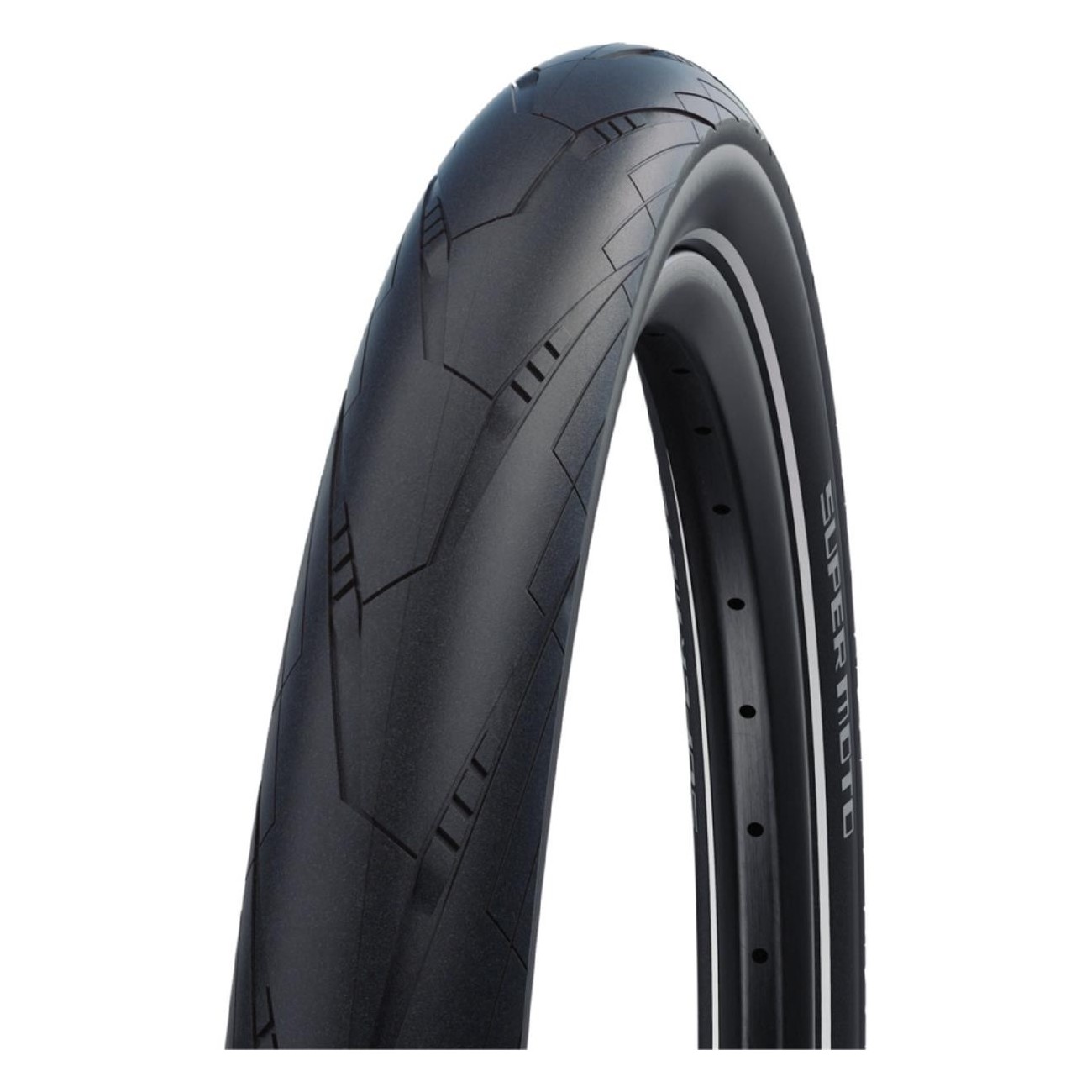 Puncture-Resistant Tire 700x38 Super Moto for E-bike, Black Reflex - 1