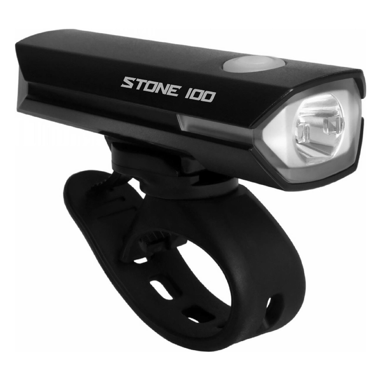 B•RACE STONE Front Light 100 Lumen, 6 Functions, USB-C Recharge, IPX4 - 1