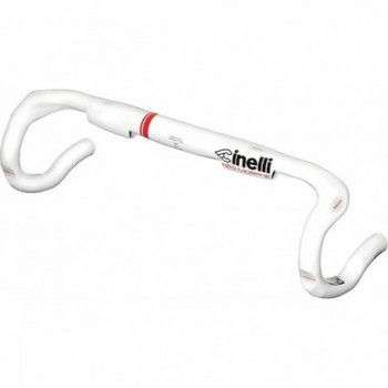 Manillar Cinelli Neo Morphe de Carbono Blanco 42 C/C - Ligero y Resistente - 1