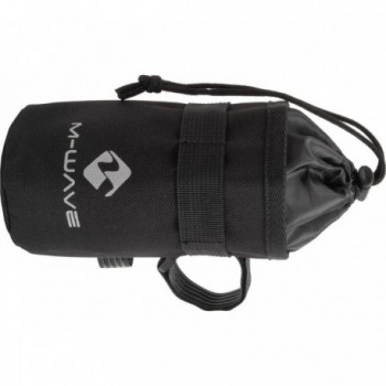 Bolsa Portabotellas Amsterdam Iso M-Wave 16L Negra para Bicicleta, Impermeable y Reflectante - 1