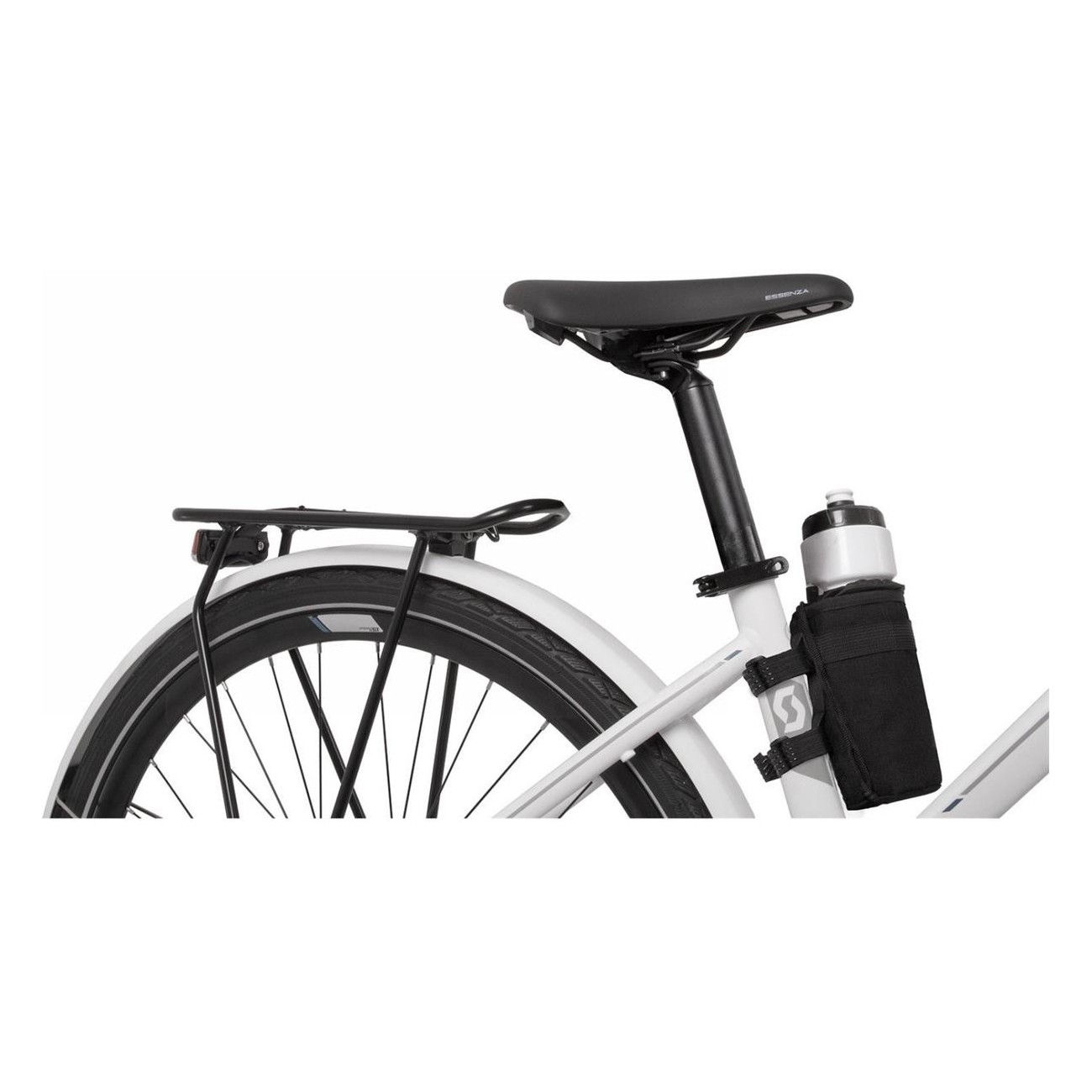 Bolsa Portabotellas Amsterdam Iso M-Wave 16L Negra para Bicicleta, Impermeable y Reflectante - 2