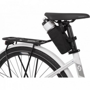 Bolsa Portabotellas Amsterdam Iso M-Wave 16L Negra para Bicicleta, Impermeable y Reflectante - 3