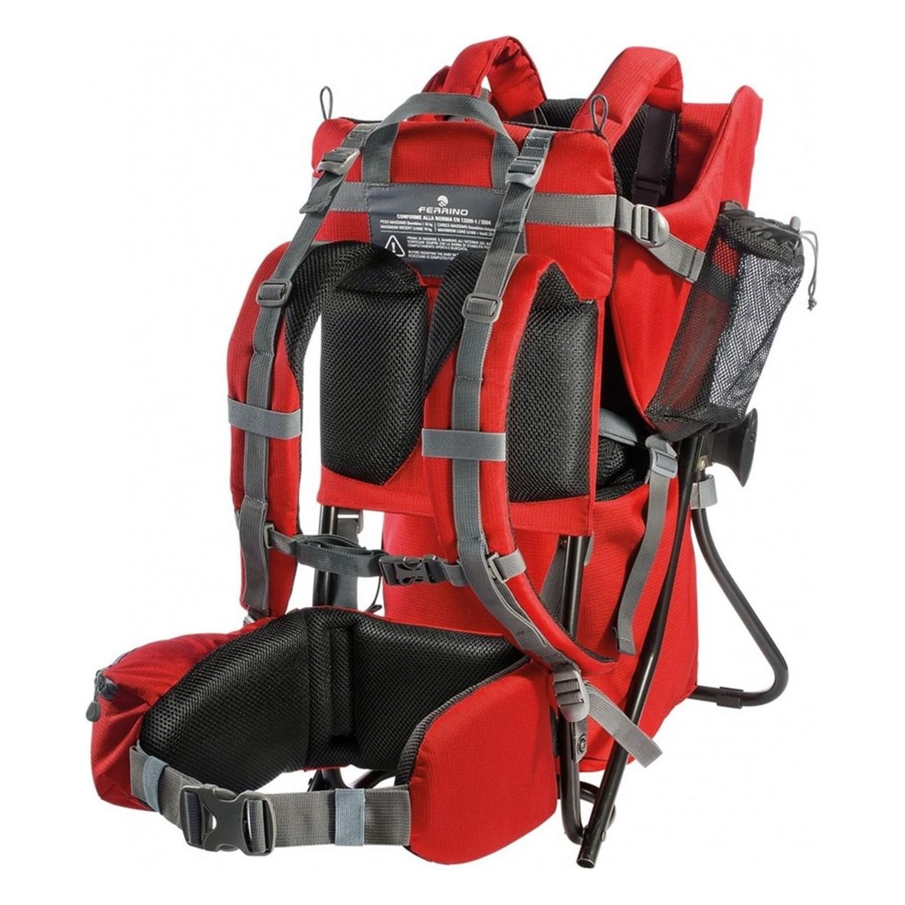 Mochila porta niño Caribou roja trekking talla única 20kg - 1