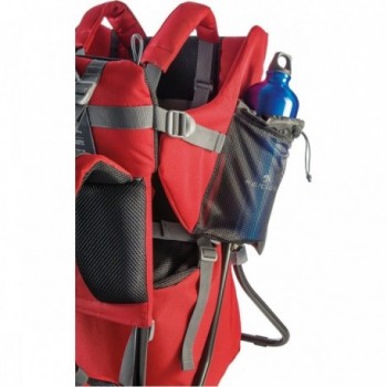 Mochila porta niño Caribou roja trekking talla única 20kg - 3