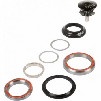 Neco Ahead Integrated Headset Series in Black Aluminum 1 1/8' - 1.5' - 1