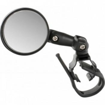 M-Wave Spy Mini 46mm Adjustable Black Bicycle Mirror, Tool-Free Handlebar Mount - 7