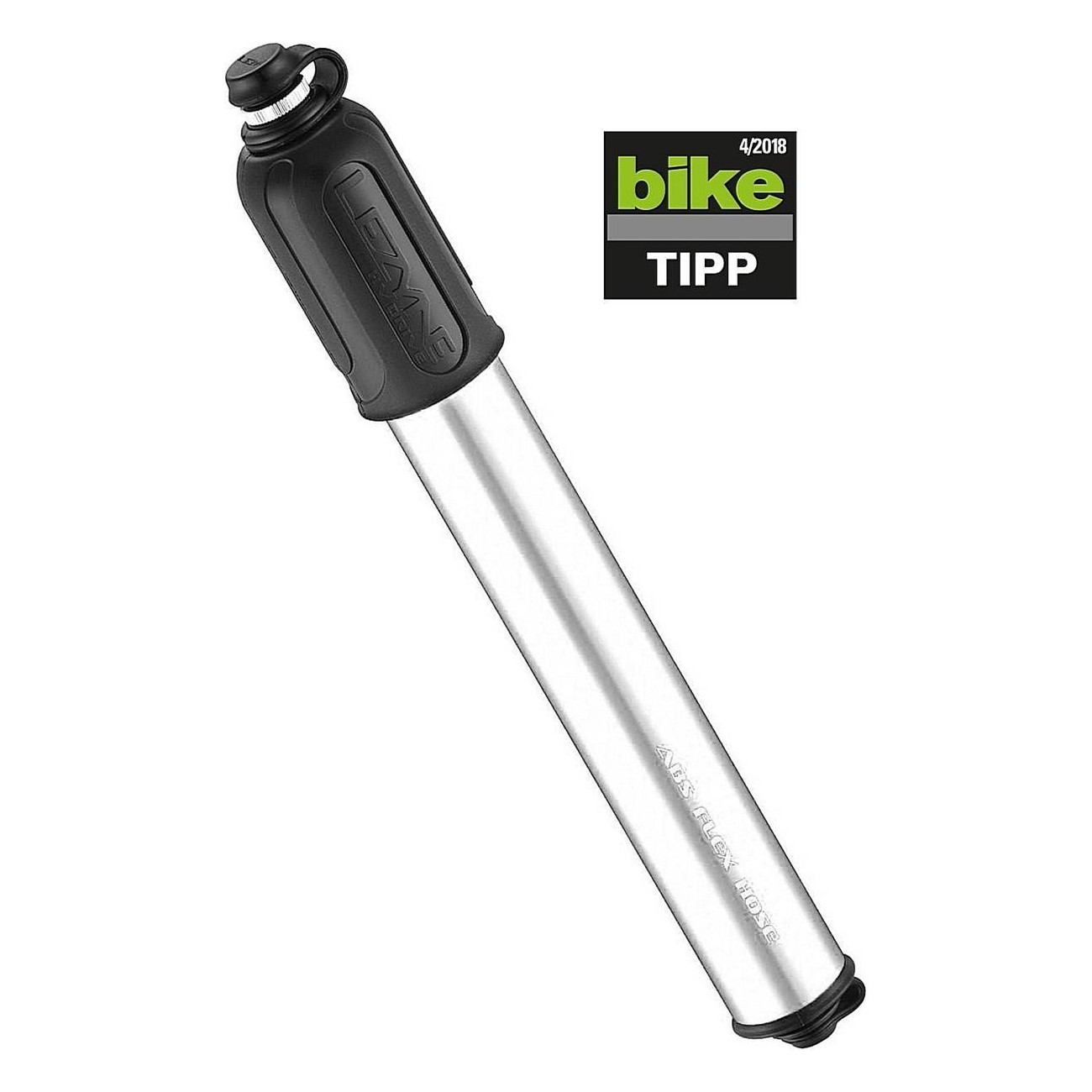 Lezyne CNC Drive HV Medium Hand Pump Silver - Compact, Lightweight, High Volume - 1