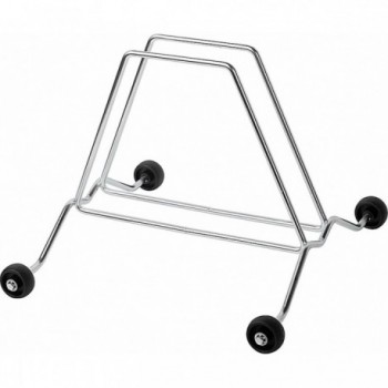 Universal Ground Bike Rack with Wheels - Durable and Easy to Move - 1