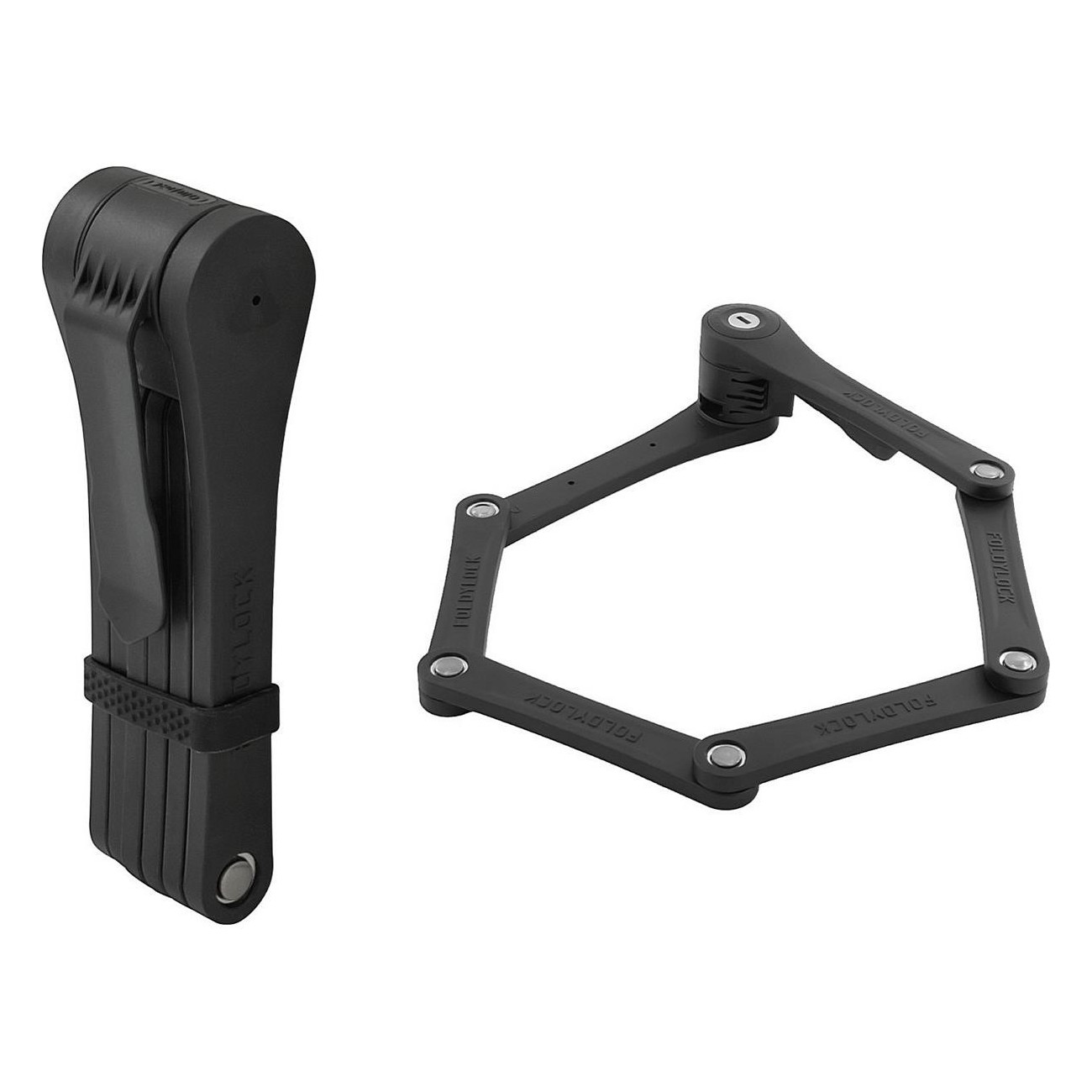 Clip per Lucchetto Bicicletta Voxom Nero - Sicurezza e Resistenza con Maglie in Acciaio Temprato - 1 - Lucchetti - 4026465153996