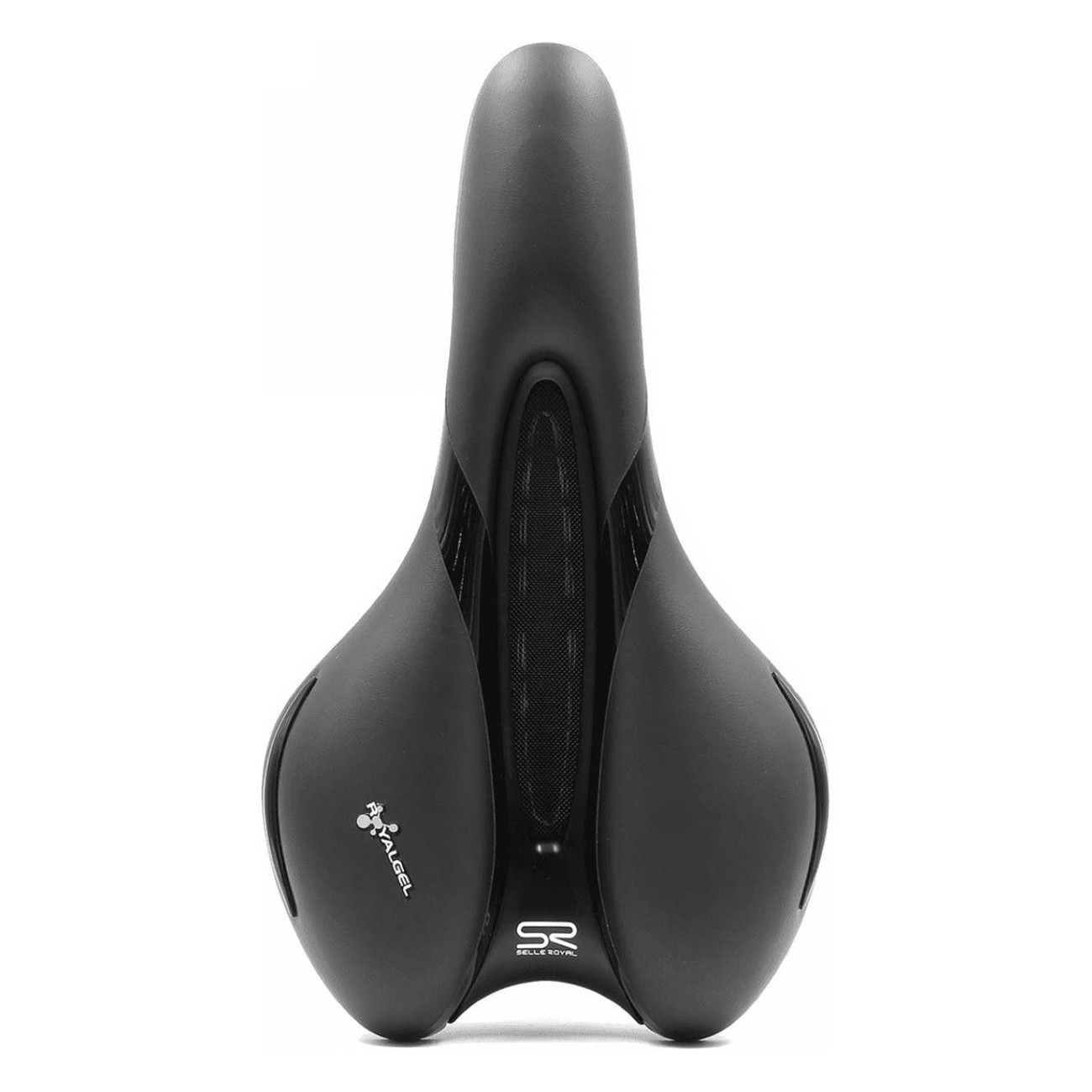 Respiro Athletic Unisex Saddle for Road and Trekking, Black 279x159 mm - 1