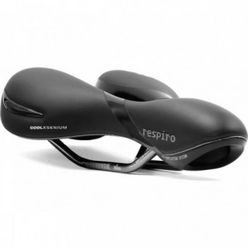 Respiro Athletic Unisex Saddle for Road and Trekking, Black 279x159 mm - 2