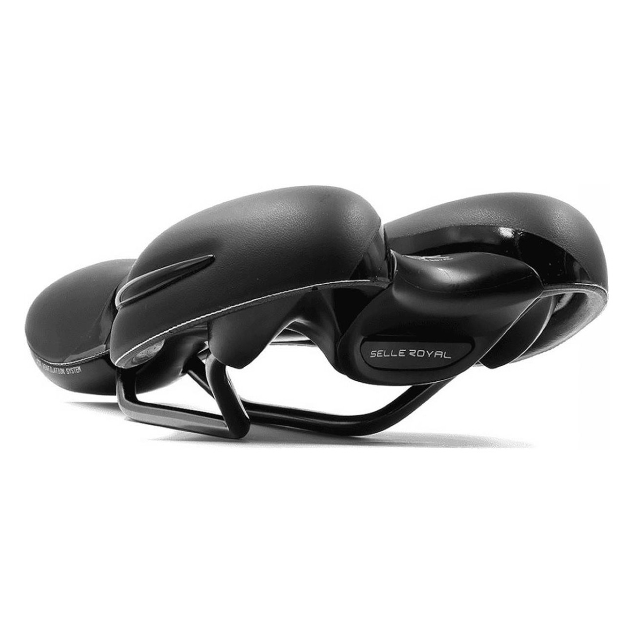 Respiro Athletic Unisex Saddle for Road and Trekking, Black 279x159 mm - 5