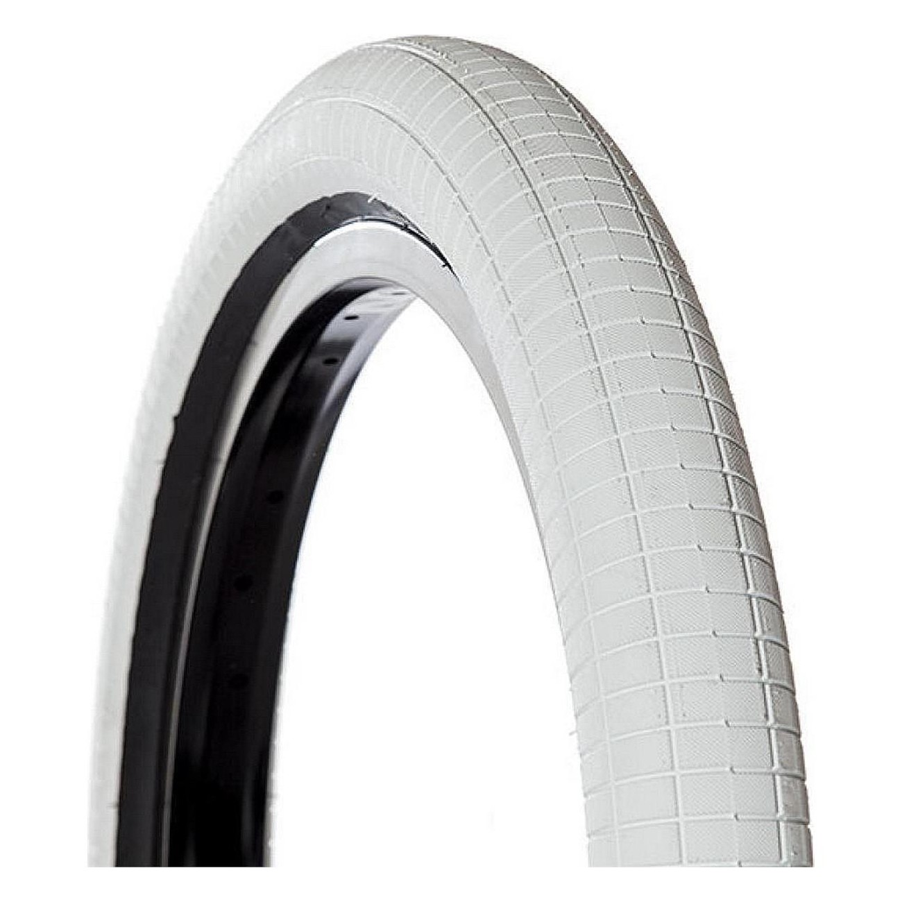 Hucker Street 2.25' Demolition Tire White/Black 110 PSI - Street & Park - 1