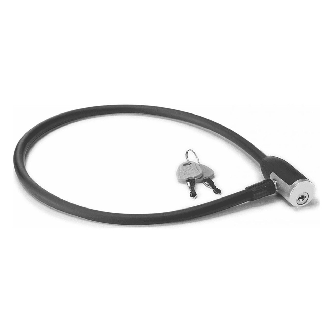 Cadenas à câble BONINBIKE 12x800 mm Noir Mat - Sécurité Vélo - 1