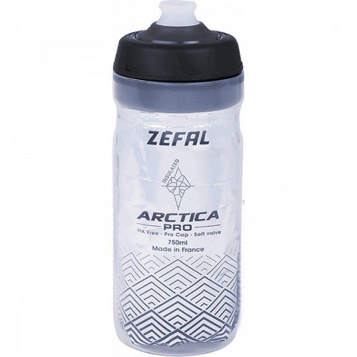 Arctica Pro Thermosflasche 550ml Grau/Schwarz mit Pro Cap und 2,5 Std. Isolierung - 1