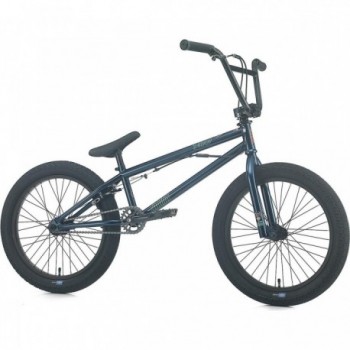 Bicicleta BMX Sibmx Düvel Azul Metalizado - Marco Bajo para Acrobacias - 1