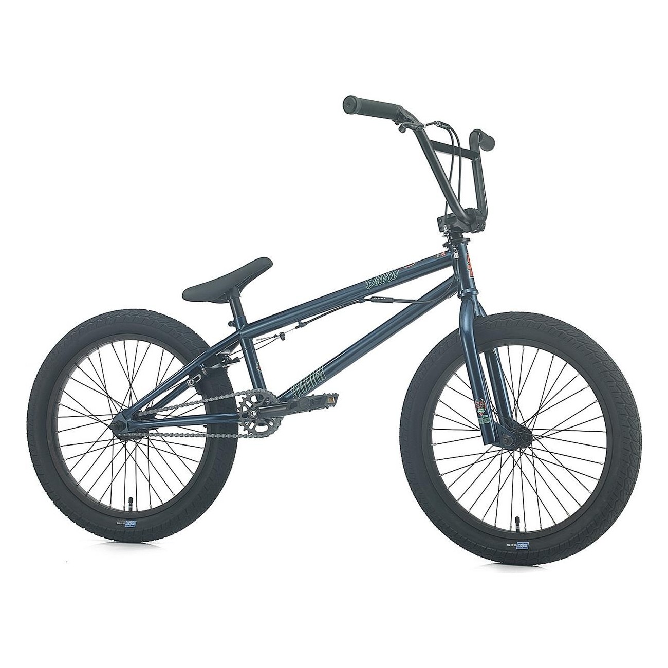 Sibmx Düvel Metallic Blue BMX Bike - Low Park Frame for Tricks and Stunts - 1