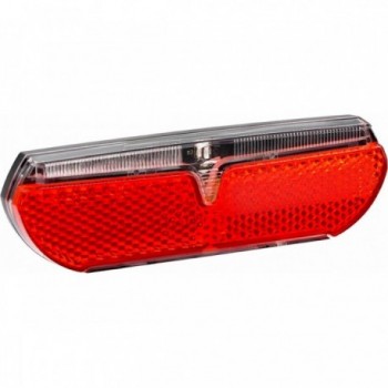 USB Rechargeable LED Rear Light with Integrated Reflector for Bicycle - 1